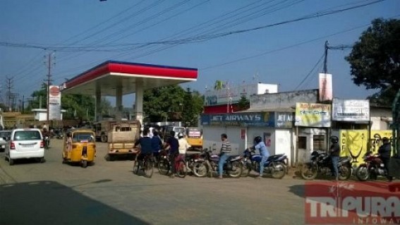 Temporary relief from petrol crisis in state Temporary relief from petrol crisis in state